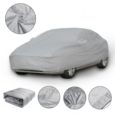 XXL 5.3X2X1.5m Universal Full Car Cover Cotton Waterproof Breathable UV Protection Outdoor