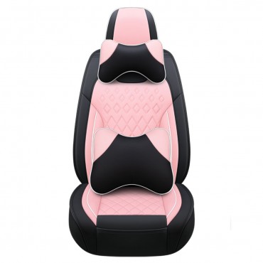 1 Set 65X55X25CM D74818 Five Seats General Car Seat Cover Wearproof PU Leather