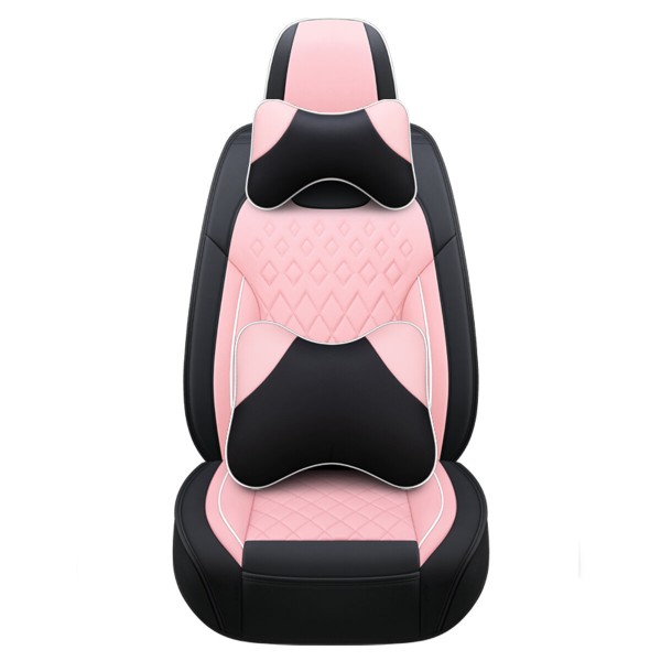 1 Set 65X55X25CM D74818 Five Seats General Car Seat Cover Wearproof PU Leather