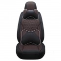 1 Set 65X55X25CM D74818 Five Seats General Car Seat Cover Wearproof PU Leather