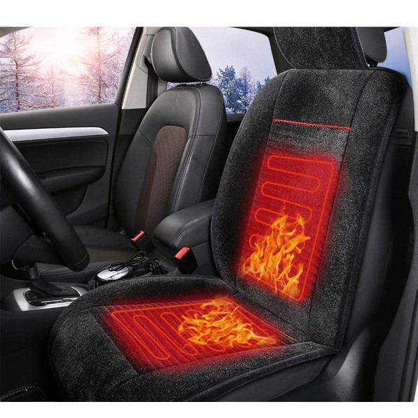 12V 24V Heated Avto Car Seat Cushion Cover Seat Heater Warmer Winter Cushion