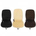 12V Car Plush Heated Seat Cushion Seat Warmer Winter Household Cover Electric Heating Mat