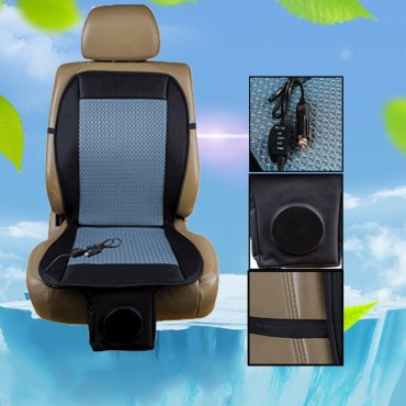 12V Car Seat Cooling Cushion Cover Air Ventilated Fan Conditioned Cooler Pad