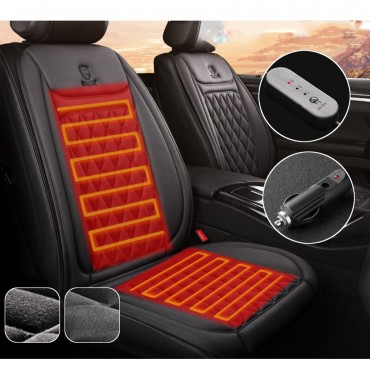 12V/24 Heated Car Seat Cover Heating Pad Auto Thermal Cushion Winter