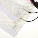 2pcs Adjustable Universal Car Heated Seat Heater Pads Carbon Fiber For 1 Seat with Round Switch