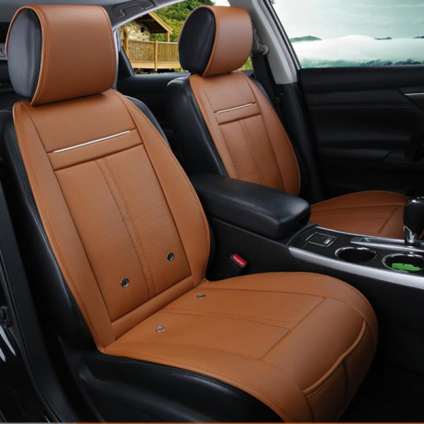 3 In 1 Leather Car Cooling Warm Heated Massage Chair Seat Cushion Universal Auto Seat Cover
