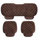 3PCS Universal Seat Covers Thicken Cushion Front Rear Protector Nonslip