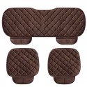 3PCS Universal Seat Covers Thicken Cushion Front Rear Protector Nonslip