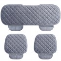 3PCS Universal Seat Covers Thicken Cushion Front Rear Protector Nonslip