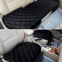 3PCS Universal Seat Covers Thicken Cushion Front Rear Protector Nonslip