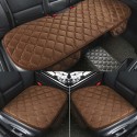 3PCS Universal Seat Covers Thicken Cushion Front Rear Protector Nonslip