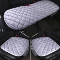 3PCS Universal Seat Covers Thicken Cushion Front Rear Protector Nonslip