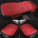 3PCS Universal Seat Covers Thicken Cushion Front Rear Protector Nonslip