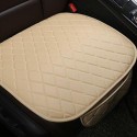 3Pcs Car Seat Cover Universal PU Leather Protector Cushion Front Rear