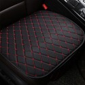 3Pcs Car Seat Cover Universal PU Leather Protector Cushion Front Rear