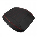 49x52cm PU Leather Car Seat Cushion Breathable Cover Chair Protector Mat Universal Black