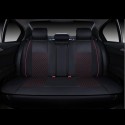 4PCS PU Leather Deluxe Car Cover Seat Protector Cushion Rear Cover Universal Kit