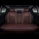 4PCS PU Leather Deluxe Car Cover Seat Protector Cushion Rear Cover Universal Kit