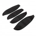 4Pcs PU Leather Car Door Arm Rest Surface Covers Trim Cushion for Nissan QASHQAI J10 2007-15