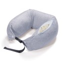 8H Neck Support Pillow Sleep Relax Headrest Latex Cushion for Car Travel Home Office