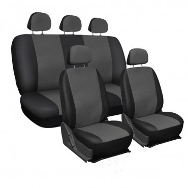 9Pcs/Set PU Leather Car Seat Detachable Cover Front Bucket Full Set Chair Protector Universal