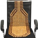 Beaded Wooden Front Massage Seat Chair Cover Cushion Car Office Home