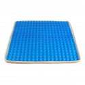 Blue Car Big Square Cooling Seat Cushion Gel Universal Chair Cover Pad Mat for Car Office