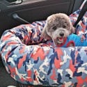 Camouflage Cage Car Copilot Seat Pet Mat Bag Travel Seat Dog Protector Carrier Cushion Pad