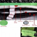 Car Bamboo Charcoal Cushion Bird Eye Fabric Non Slip Breathable Cover Pad 45*45CM