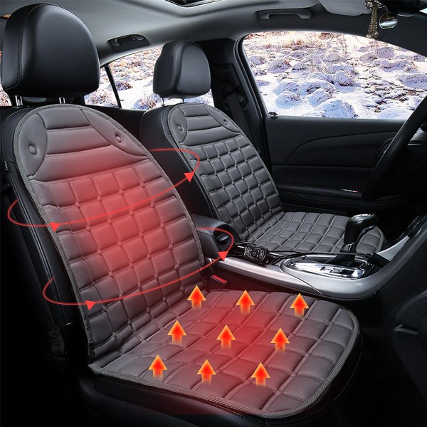 Car Electric Heated Seat Cushion Heater Cover Pad DC 12V 45W for Warmer Winter