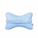 Car Head Rest Bone Shape Car Memory Pillow Cover Head Rest Cushion Blue Gray 28x19x8 cm