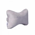 Car Head Rest Bone Shape Car Memory Pillow Cover Head Rest Cushion Blue Gray 28x19x8 cm