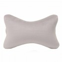 Car Head Rest Bone Shape Car Memory Pillow Cover Head Rest Cushion Blue Gray 28x19x8 cm