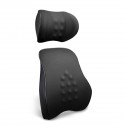Car Seat Headrest Pillow Lumbar Pad Memory Foam Head Neck / Waist Cushion