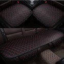 Car Seat Protector Car Full Set Cover Front + Rear PU Leather Cushion Pad Mat