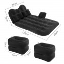 Car Travel Inflatable Air Mattress Back Seat Portable Camping Bed Cushion with Back Support