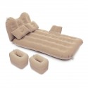 Car Travel Inflatable Air Mattress Back Seat Portable Camping Bed Cushion with Back Support