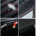 Details about 3D Car Front Seat Cover Leather Single Seat Protector Cushion Mat Breathable