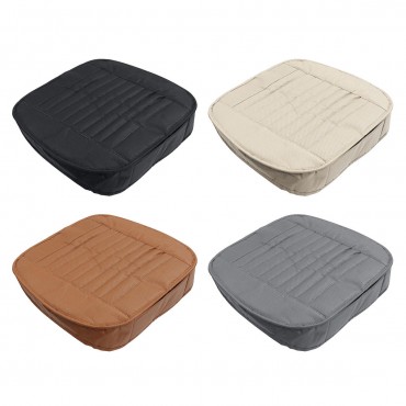 Details about 3D Car Front Seat Cover Leather Single Seat Protector Cushion Mat Breathable