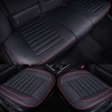 Front Back Car Seat Cover PU Leather Breathable Fit for Most Car
