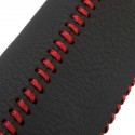 Genuine Leather Car Handbrake Cover Hand Brake Protective Sleeve Anti-slip for Honda Civic/ Accord