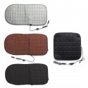 Heated Seat Cushion 12V Nonslip Car Heating Seat Cover Pad Winter Warm Backrest