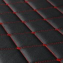 Leather Car Front Seat Cushion Covers Breathable Chair Protector Seat Pad Mat with Storage Bag