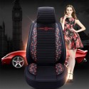 Leather Car Front and Back Seat Cover Cushion Protector with Pillow Universal for Five Seats Car