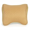 Leather Memory Foam Car Pillow