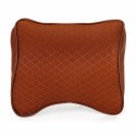 Leather Memory Foam Car Pillow