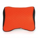 Leather Memory Foam Car Pillow