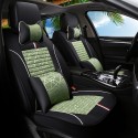 Luxury Universal Full Car Seat Cover Headrest Auto Cushion Pad Mat & 2x Pillows