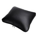 Microfiber Leather Car Seat Lumbar Cushion Air-condition Folding Quilt Blanket Waist Supports Pillow