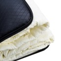 Microfiber Leather Car Seat Lumbar Cushion Air-condition Folding Quilt Blanket Waist Supports Pillow